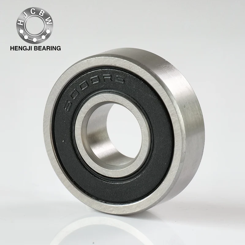 6000RS Single Row Deep Groove Ball Bearings with Filling Slots