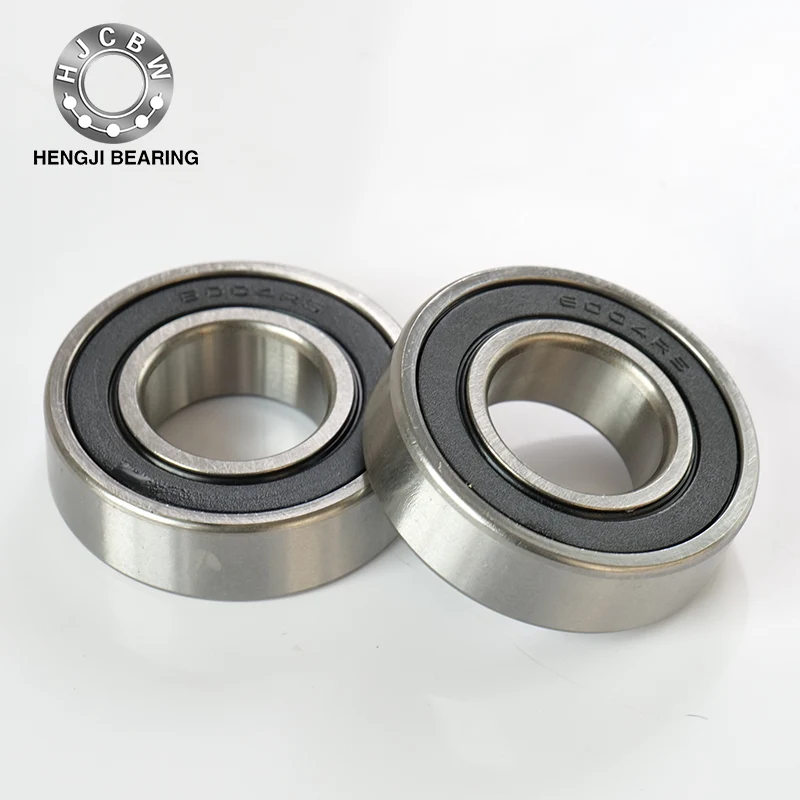 6004RS Deep Groove Ball Bearings with a Snap Ring Groove