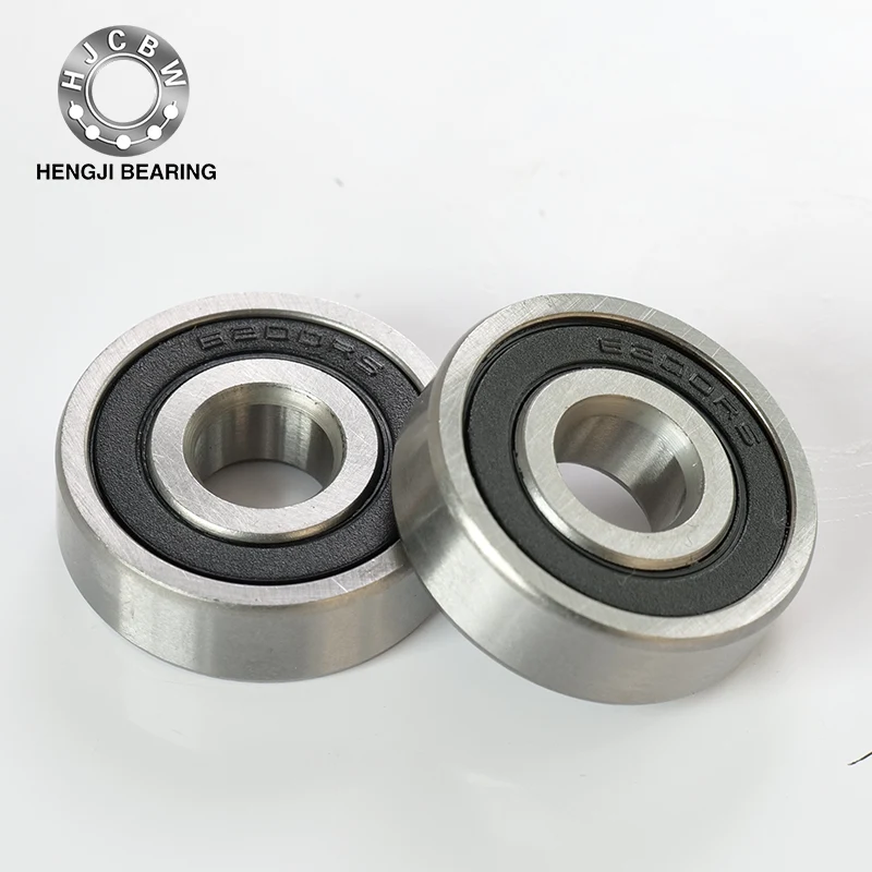 6200RS Single Row Deep Groove Ball Bearings