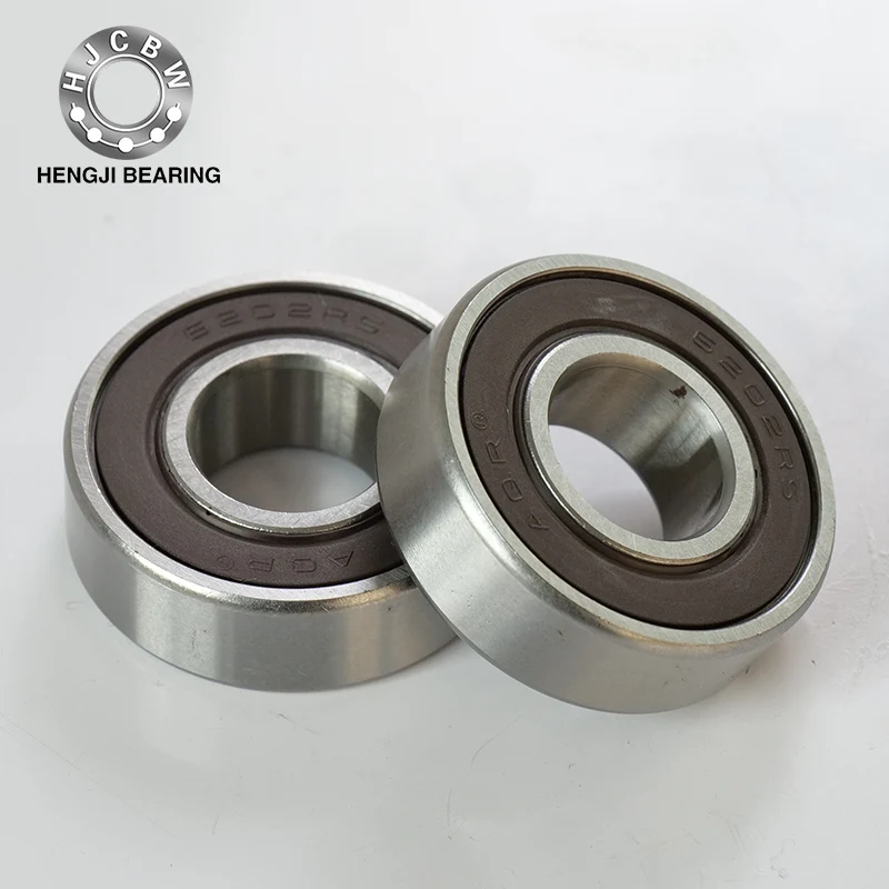 6202RS Deep Groove Ball Bearings with a Snap Ring Groove