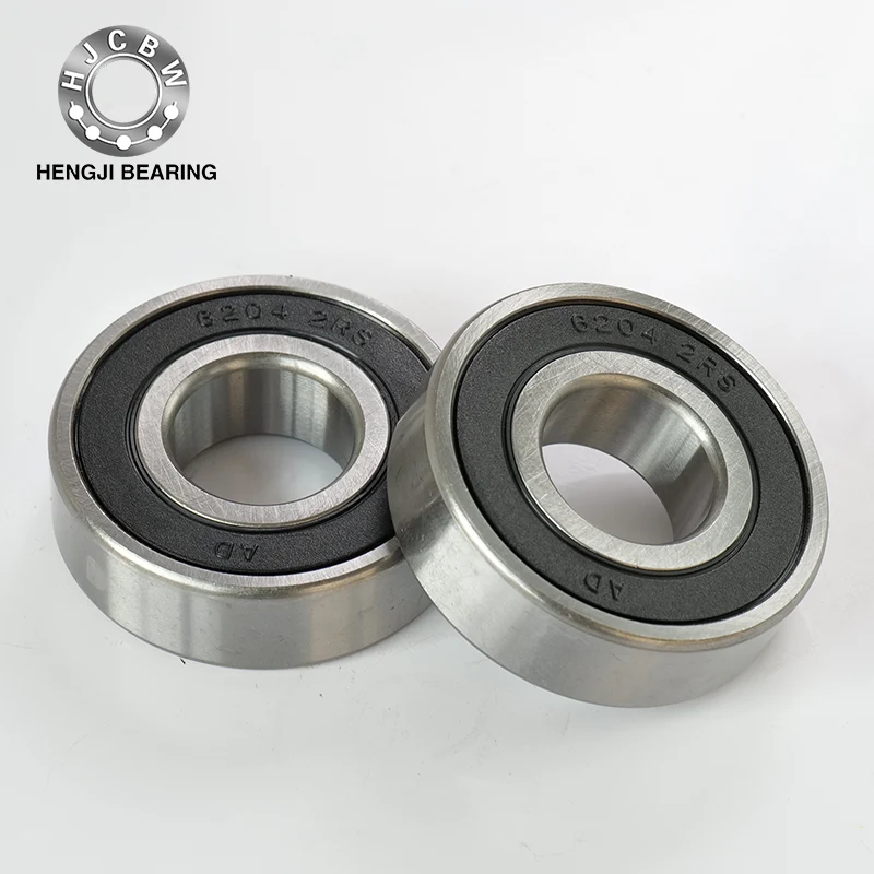 6204 2RS Single Row Deep Groove Ball Bearings