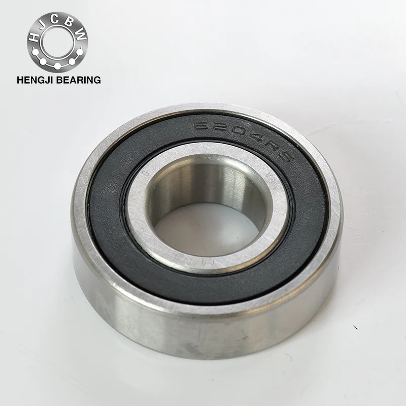 6204RS Deep Groove Ball Bearings with a Snap Ring Groove