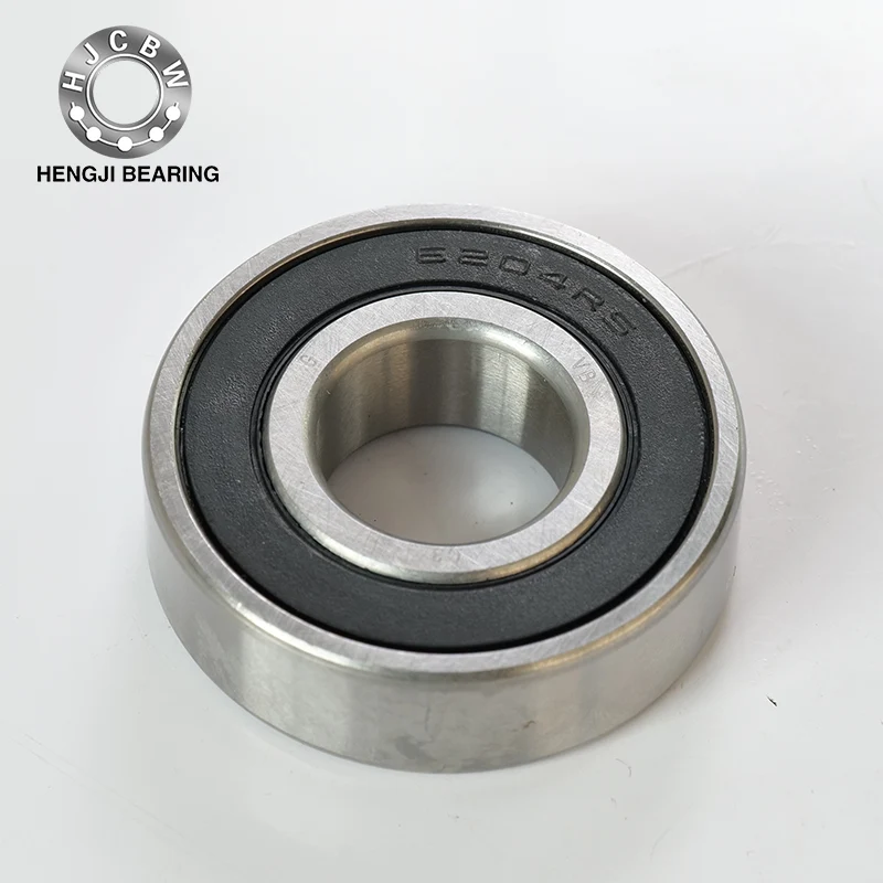 6204RS Single Row Deep Groove Ball Bearings with Filling Slots